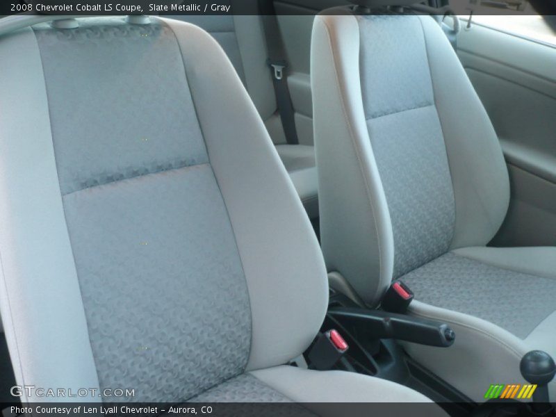 Slate Metallic / Gray 2008 Chevrolet Cobalt LS Coupe