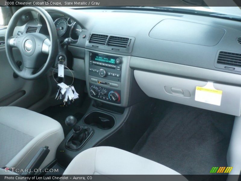 Dashboard of 2008 Cobalt LS Coupe