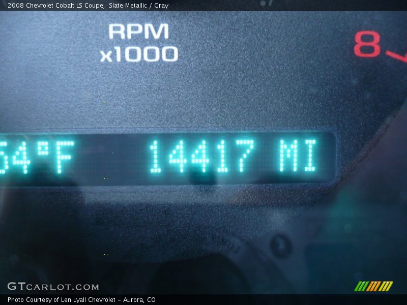 Slate Metallic / Gray 2008 Chevrolet Cobalt LS Coupe