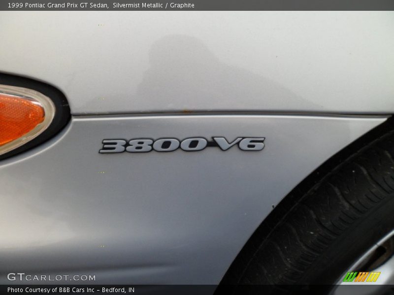 Silvermist Metallic / Graphite 1999 Pontiac Grand Prix GT Sedan