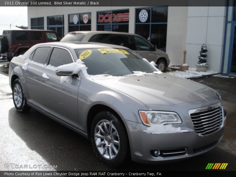 Billet Silver Metallic / Black 2011 Chrysler 300 Limited