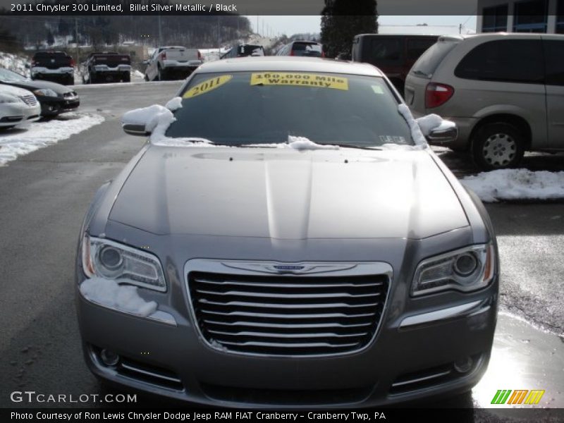 Billet Silver Metallic / Black 2011 Chrysler 300 Limited