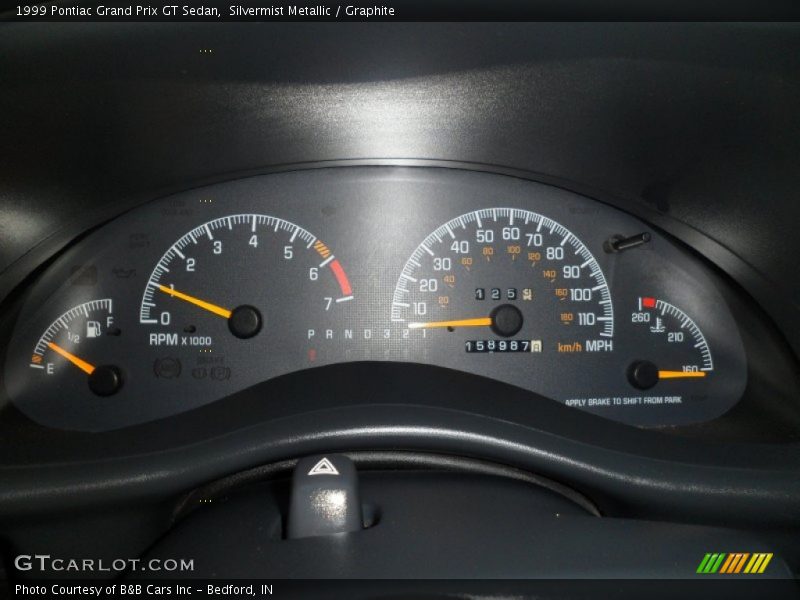 Silvermist Metallic / Graphite 1999 Pontiac Grand Prix GT Sedan