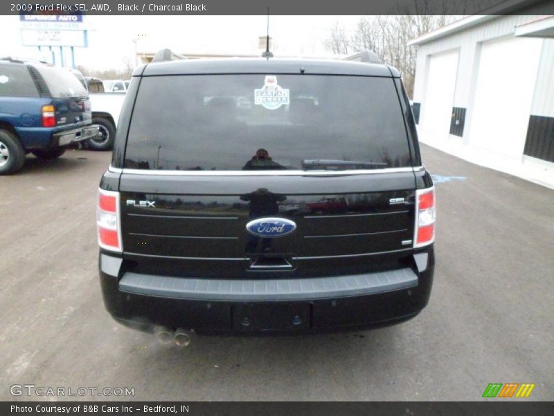 Black / Charcoal Black 2009 Ford Flex SEL AWD