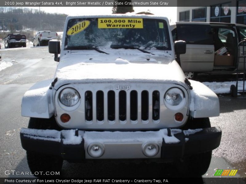 Bright Silver Metallic / Dark Slate Gray/Medium Slate Gray 2010 Jeep Wrangler Sahara 4x4
