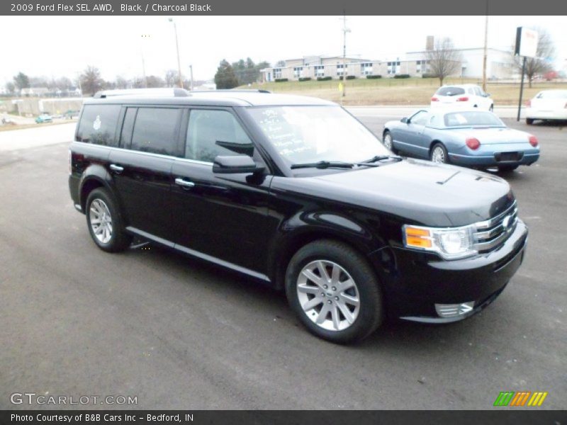 Black / Charcoal Black 2009 Ford Flex SEL AWD
