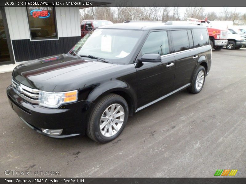 Black / Charcoal Black 2009 Ford Flex SEL AWD