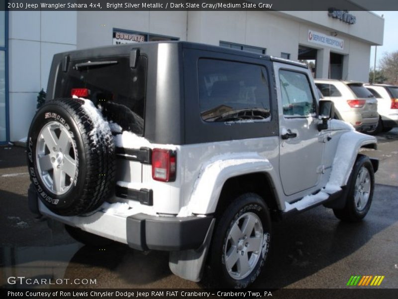 Bright Silver Metallic / Dark Slate Gray/Medium Slate Gray 2010 Jeep Wrangler Sahara 4x4