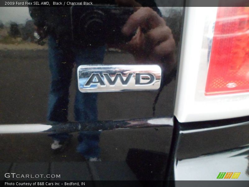 Black / Charcoal Black 2009 Ford Flex SEL AWD
