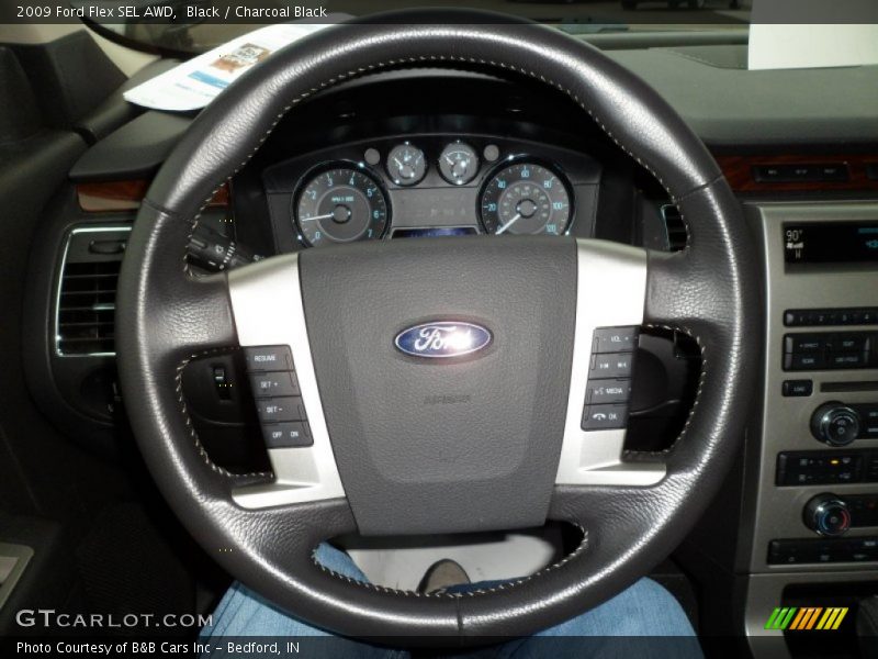 Black / Charcoal Black 2009 Ford Flex SEL AWD