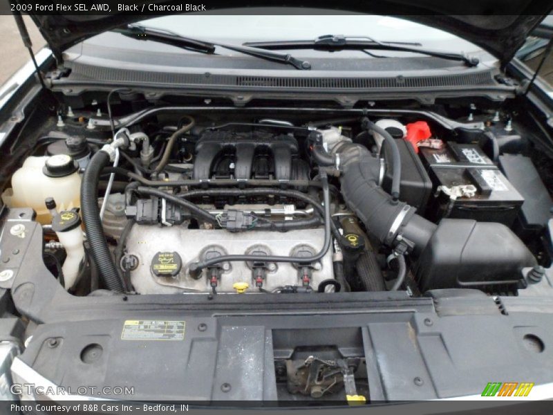 Black / Charcoal Black 2009 Ford Flex SEL AWD