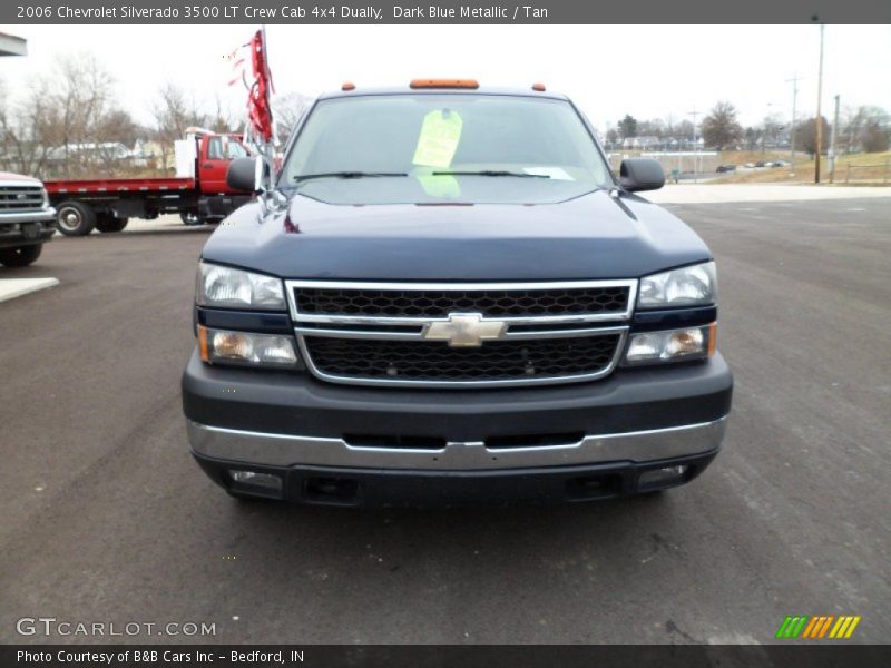 Dark Blue Metallic / Tan 2006 Chevrolet Silverado 3500 LT Crew Cab 4x4 Dually