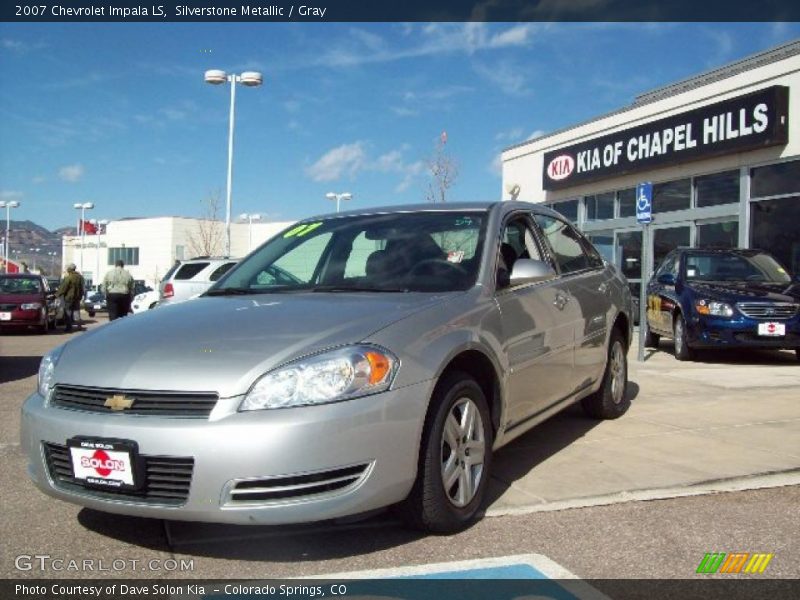 Silverstone Metallic / Gray 2007 Chevrolet Impala LS