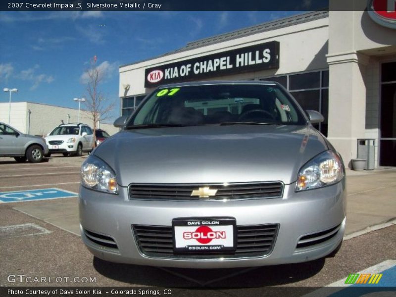 Silverstone Metallic / Gray 2007 Chevrolet Impala LS