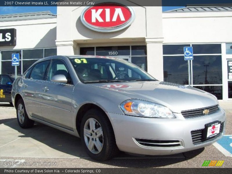 Silverstone Metallic / Gray 2007 Chevrolet Impala LS