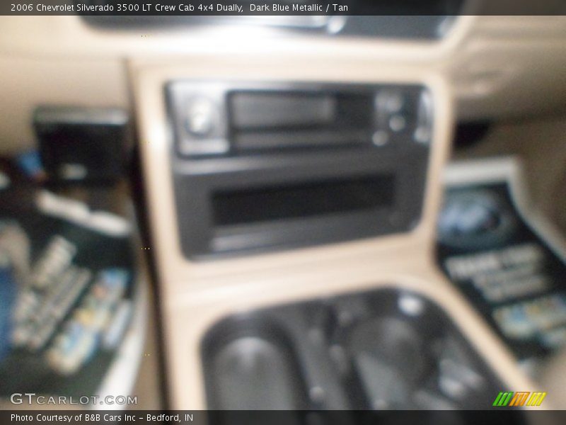 Dark Blue Metallic / Tan 2006 Chevrolet Silverado 3500 LT Crew Cab 4x4 Dually