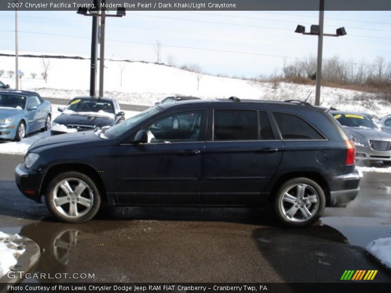 Modern Blue Pearl / Dark Khaki/Light Graystone 2007 Chrysler Pacifica Touring