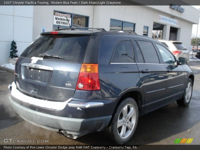 Modern Blue Pearl / Dark Khaki/Light Graystone 2007 Chrysler Pacifica Touring