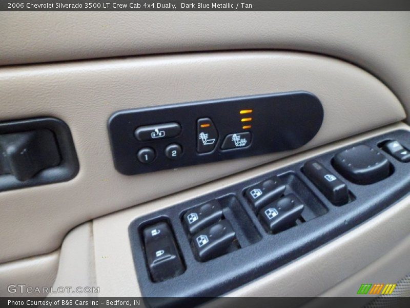 Dark Blue Metallic / Tan 2006 Chevrolet Silverado 3500 LT Crew Cab 4x4 Dually