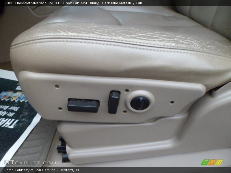 Dark Blue Metallic / Tan 2006 Chevrolet Silverado 3500 LT Crew Cab 4x4 Dually