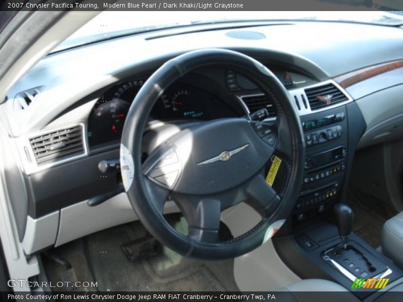 Modern Blue Pearl / Dark Khaki/Light Graystone 2007 Chrysler Pacifica Touring