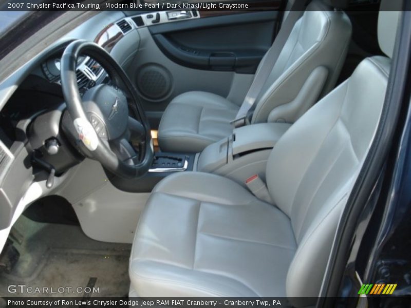 Modern Blue Pearl / Dark Khaki/Light Graystone 2007 Chrysler Pacifica Touring
