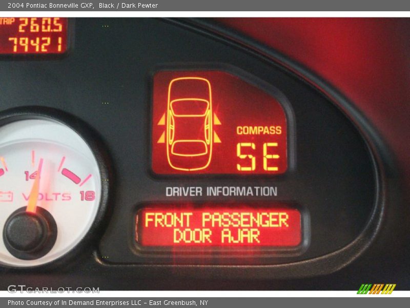 Black / Dark Pewter 2004 Pontiac Bonneville GXP