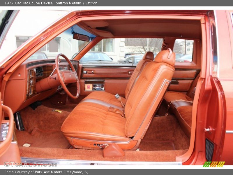  1977 Coupe DeVille  Saffron Interior