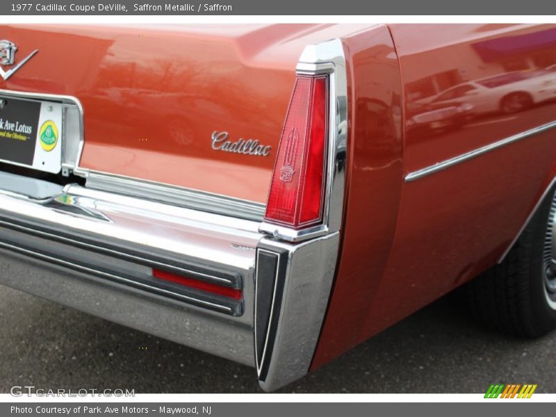 Saffron Metallic / Saffron 1977 Cadillac Coupe DeVille