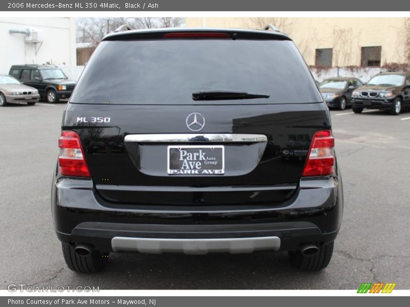 Black / Ash 2006 Mercedes-Benz ML 350 4Matic