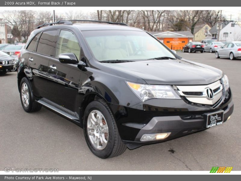 Formal Black / Taupe 2009 Acura MDX