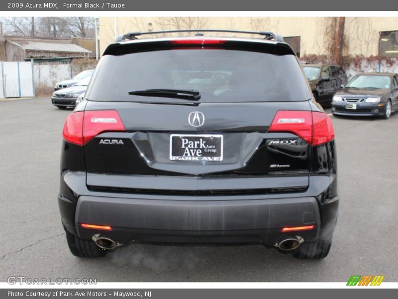 Formal Black / Taupe 2009 Acura MDX