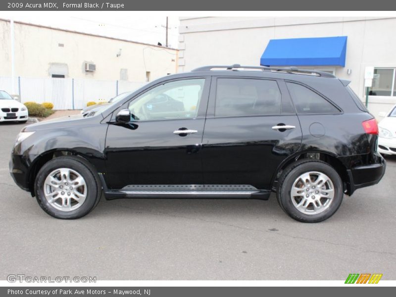 Formal Black / Taupe 2009 Acura MDX