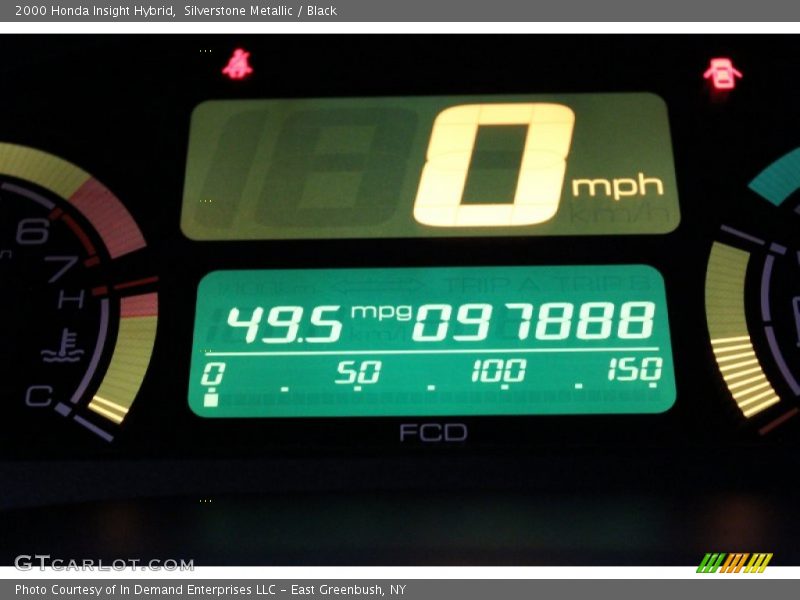 Silverstone Metallic / Black 2000 Honda Insight Hybrid