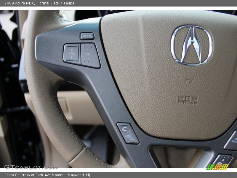 Formal Black / Taupe 2009 Acura MDX