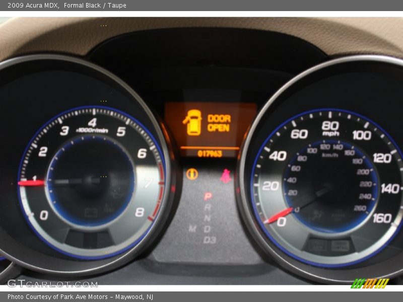 Formal Black / Taupe 2009 Acura MDX