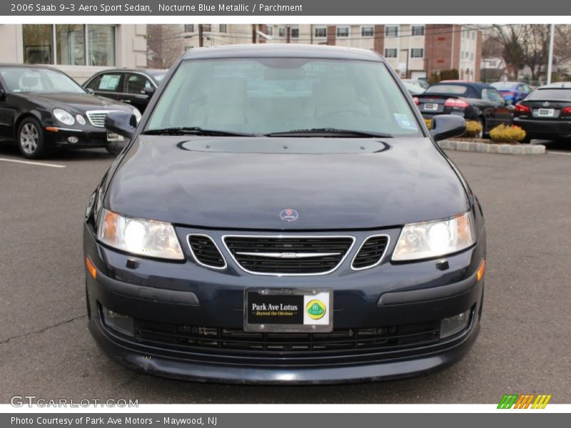 Nocturne Blue Metallic / Parchment 2006 Saab 9-3 Aero Sport Sedan