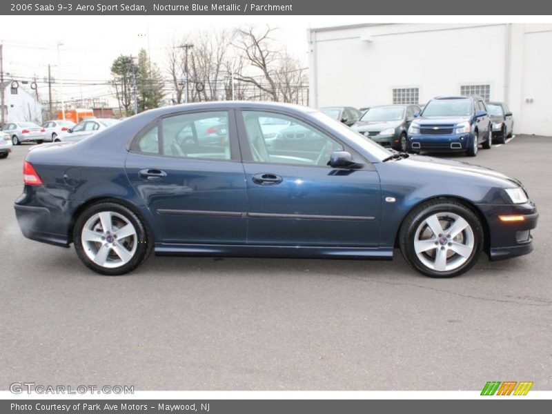 Nocturne Blue Metallic / Parchment 2006 Saab 9-3 Aero Sport Sedan