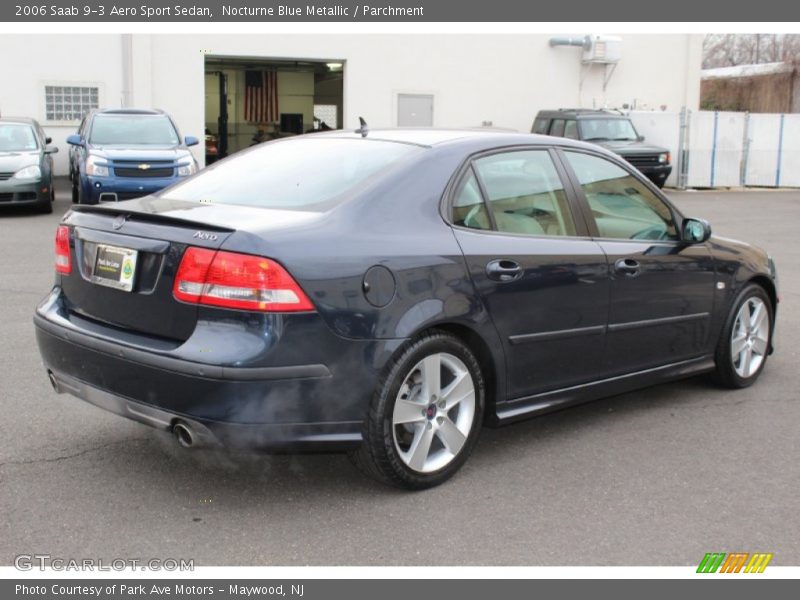 Nocturne Blue Metallic / Parchment 2006 Saab 9-3 Aero Sport Sedan