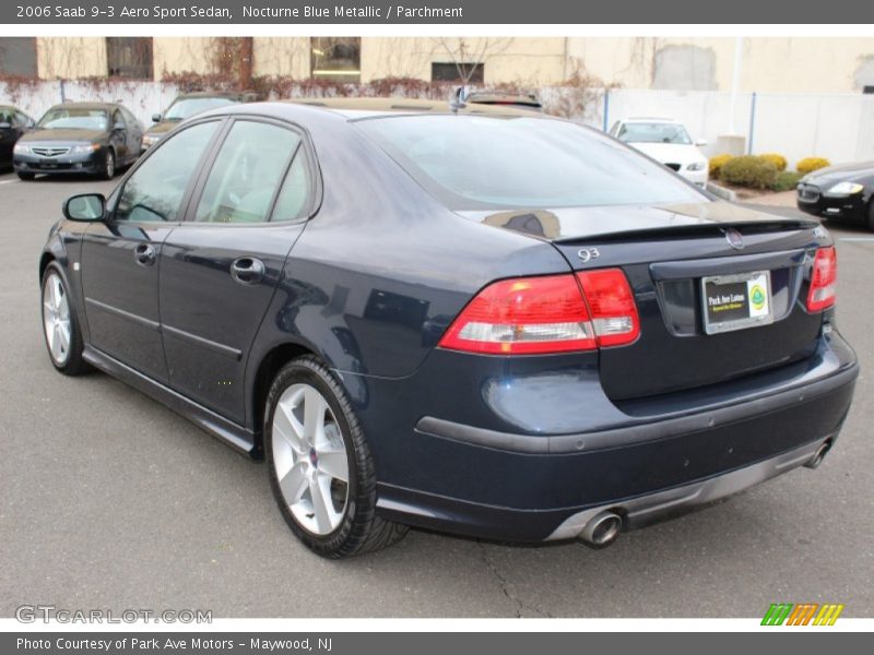 Nocturne Blue Metallic / Parchment 2006 Saab 9-3 Aero Sport Sedan