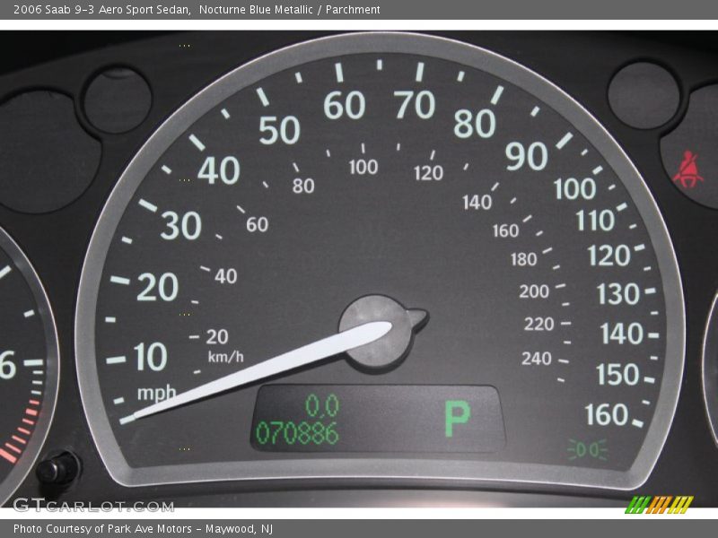 Nocturne Blue Metallic / Parchment 2006 Saab 9-3 Aero Sport Sedan