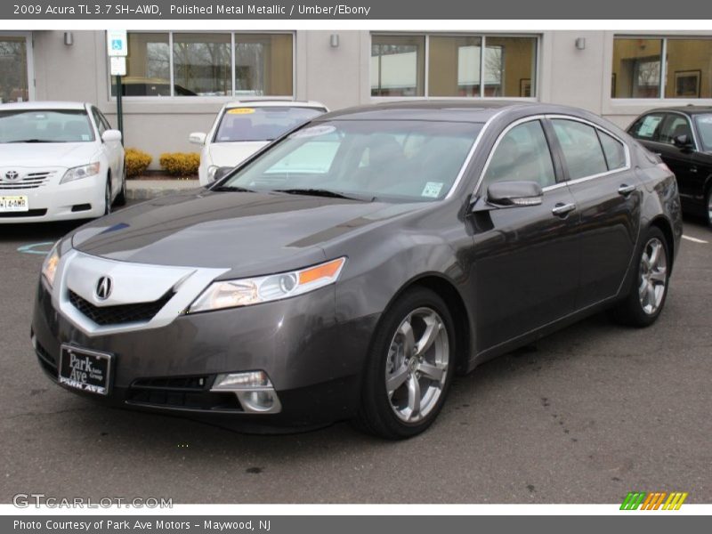 Polished Metal Metallic / Umber/Ebony 2009 Acura TL 3.7 SH-AWD