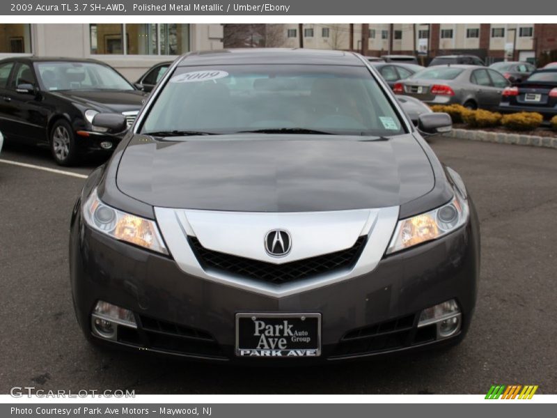 Polished Metal Metallic / Umber/Ebony 2009 Acura TL 3.7 SH-AWD