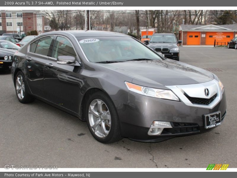 Polished Metal Metallic / Umber/Ebony 2009 Acura TL 3.7 SH-AWD