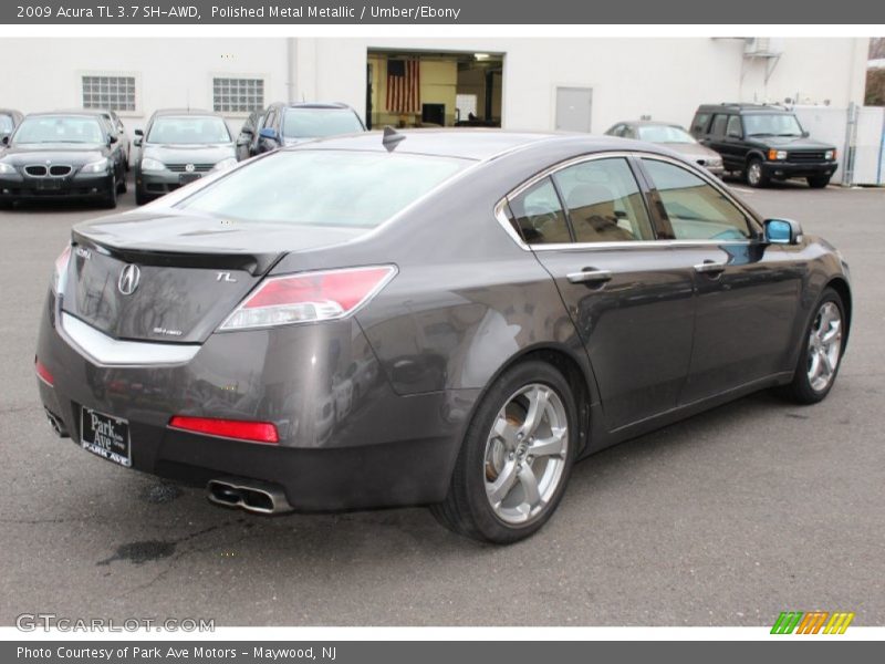 Polished Metal Metallic / Umber/Ebony 2009 Acura TL 3.7 SH-AWD