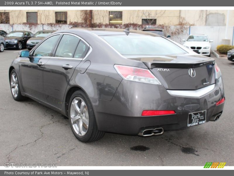 Polished Metal Metallic / Umber/Ebony 2009 Acura TL 3.7 SH-AWD