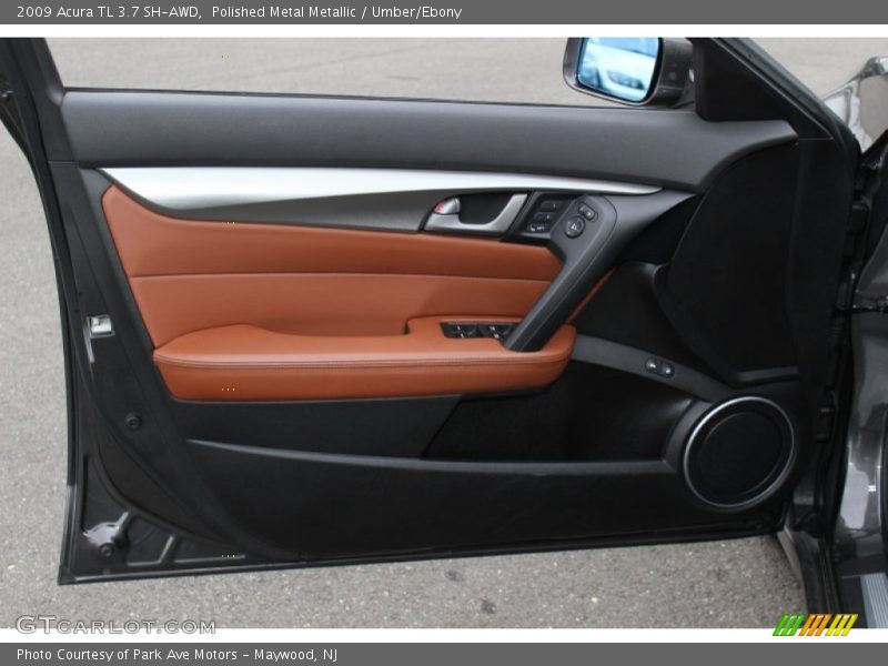 Polished Metal Metallic / Umber/Ebony 2009 Acura TL 3.7 SH-AWD