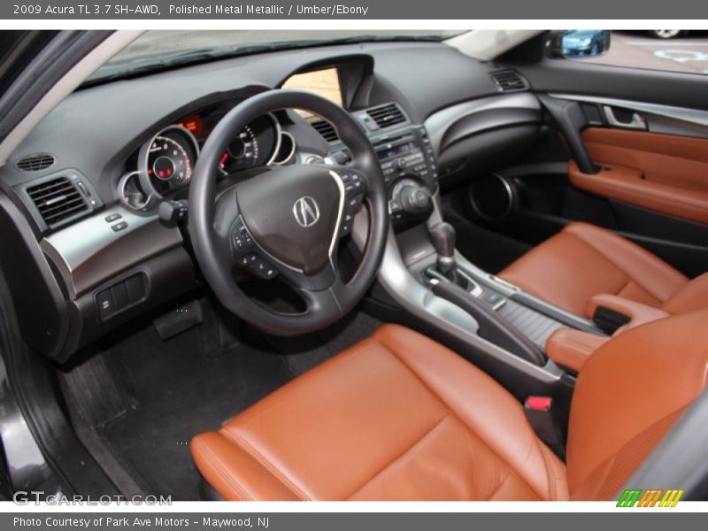 Polished Metal Metallic / Umber/Ebony 2009 Acura TL 3.7 SH-AWD
