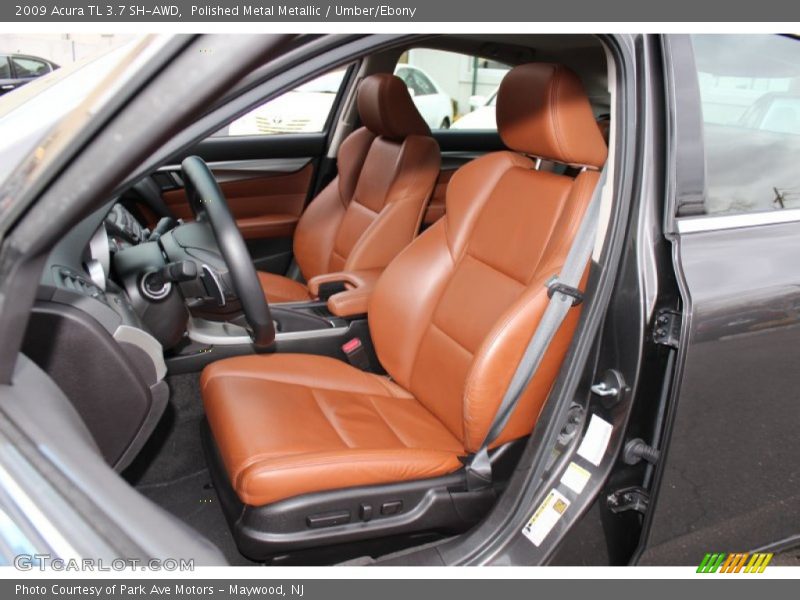 Polished Metal Metallic / Umber/Ebony 2009 Acura TL 3.7 SH-AWD