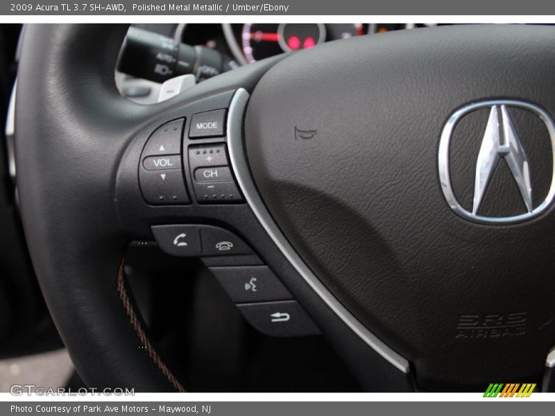 Polished Metal Metallic / Umber/Ebony 2009 Acura TL 3.7 SH-AWD